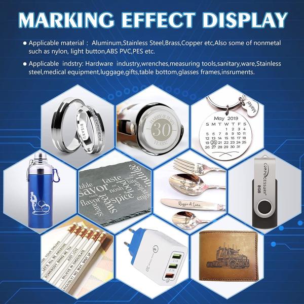 Portable Small Fiber Laser 20w 30w 50w 100w Max Raycus JPT CNC Desktop Color Fiber Laser Marking Machine Price for Metal