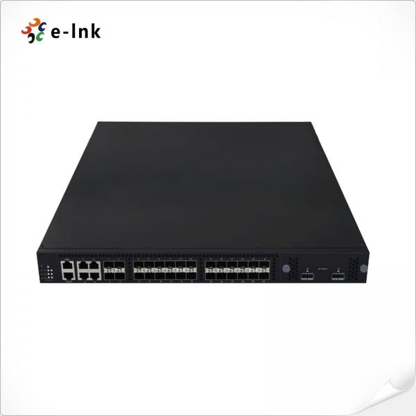 Quality L3 Managed Fiber Optic Switch 24x10G SFP 2x40G QSFP Ports IGMP Snooping Frame for sale