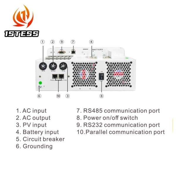 Wholesale 6.2KW Solar Hybrid Inverter , On Grid Off Grid 48V Hybrid Solar Inverter