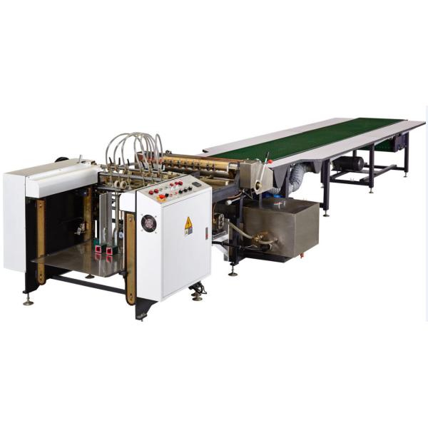 7-45pcs/min Automatic Paper Gluing Machine For Plastic Rigid Box Making