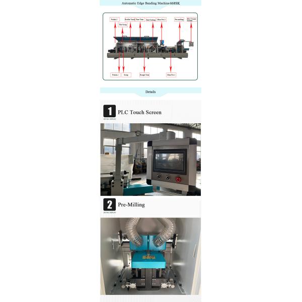 8-Function Multifunctional Edge Banding Machine for Wood Based Panels Construction Works