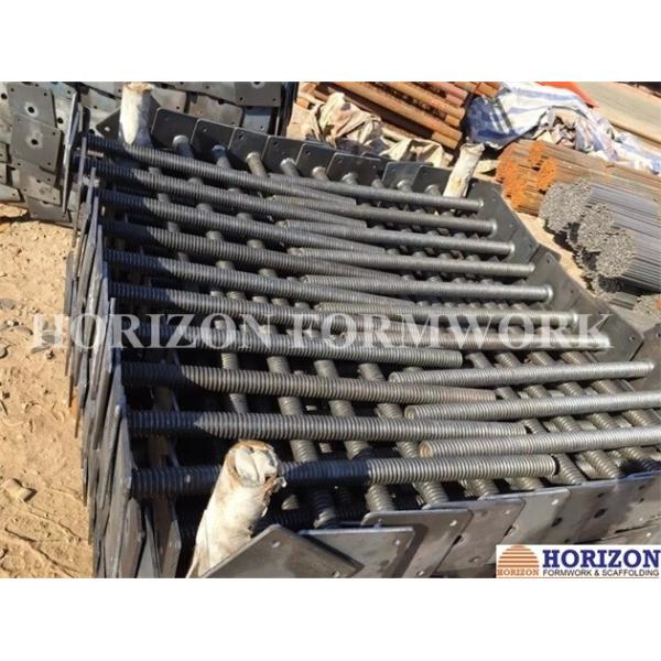 Adjustable Screw Jack Made Of Solid Steel Rod For Leveling Ringlock Systems