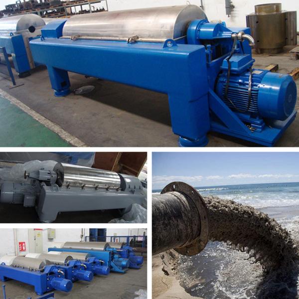 Two Motors PLC Decanter Centrifuge For Separating Fish Oil Mixture By Way