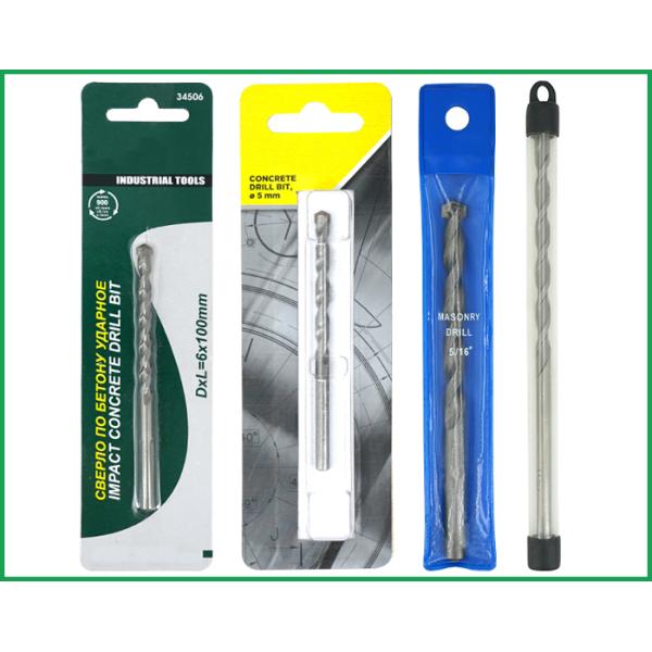 Double R Hex Shank Metric Masonry Drill Bits Multi Purpose For Wood / Metal