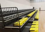 Retractable Stadium Seating Telescopic Bleacher Seat with Folding Back