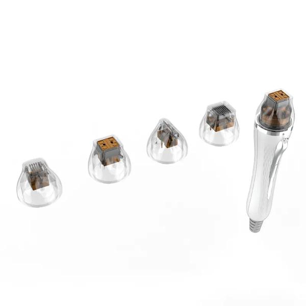 Portable Gold Rf Fractional Microneedle Machine Face Lifting Wrinkle Removal Device Skin Tightening With Cold Hammer