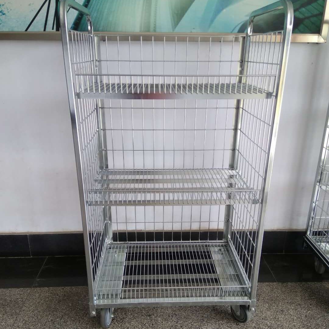 Buy cheap Vegetable Logistics Trolley Promotion Rack Powder Coated Surface Treatment product