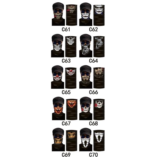 Winter Merino Wool Warm Printed Multifunctional Headwear