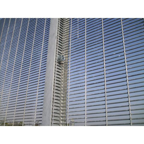 Green Color PVC Coated Welded Wire Mesh Panels/PVC Coated Prison 358 Security Fencing export to malaysia ,