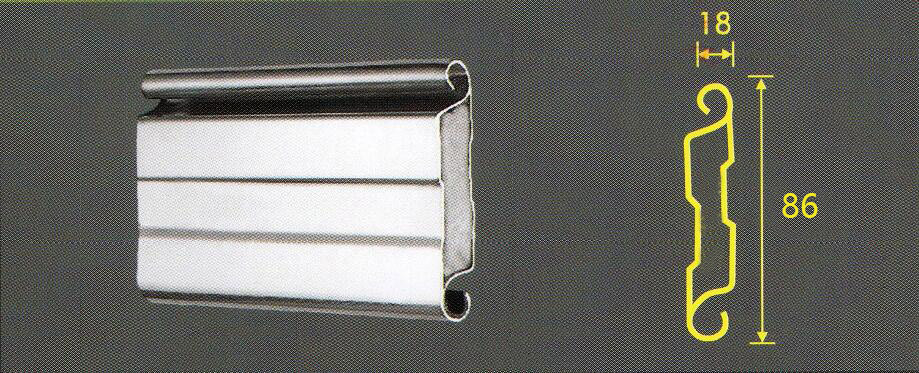 Warehouses / Shopfronts Fire Rated Rolling Shutter Door With Rockwool Insulation