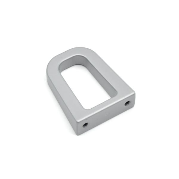 Zinc Alloy U-Shaped Matte Silver Handle Strong Metal Small Instruments Pull Handle