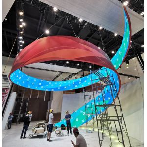 Buy cheap Light Weight Creative LED Screen Special Design Front Access Maintenance product