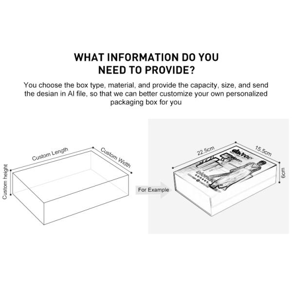 Lightweight Magnetic Folding Gift Box Hard Cardboard Custom Skin Care Boxes