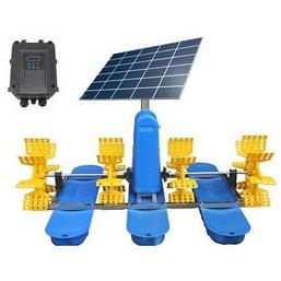 Buy cheap 2 Wheels Shrimp Solar Paddle Wheel Aerator Pond Fish Farm Aerator 5000m2 product