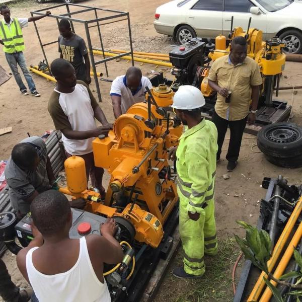 150m Engineering Drill Rig Mobile Hydraulic Foundation Crawler Type