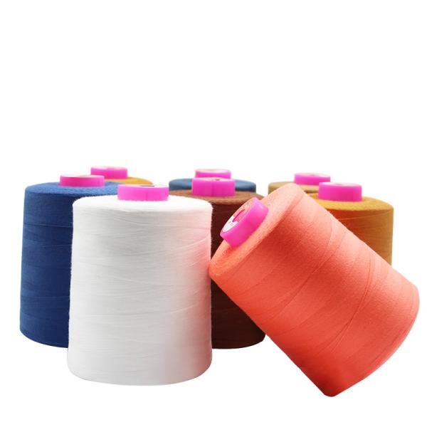 100% Polyester Clothing Sewing Thread 40S/2 5000y Handmade Durable Polyester Cotton
