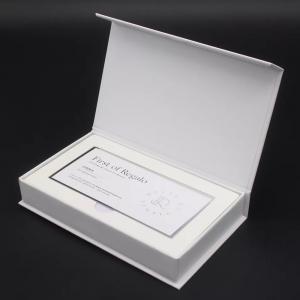 Buy cheap Custom Size Luxury Business Credit Card Packaging Gift Card Box With Lid product