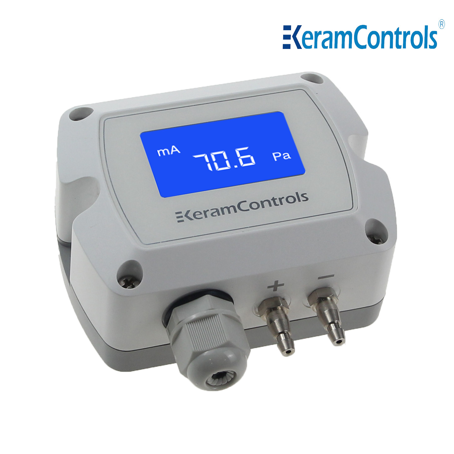 China LED Display Air Pressure Transducer Sensor 0-5V HVAC on sale