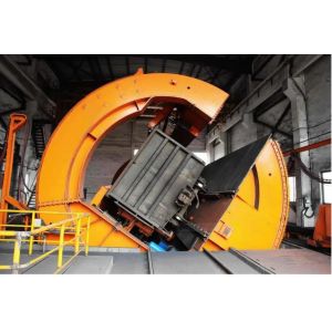 Steel Wagon Unloading System Rotary Wagon Tippler Bulk Materials Handling