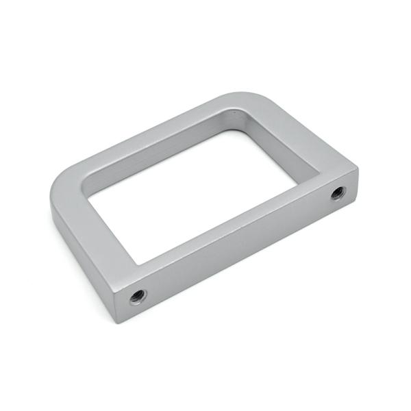 Zinc Alloy U-Shaped Matte Silver Handle Strong Metal Small Instruments Pull Handle