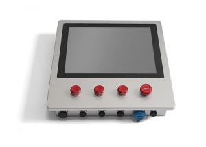 Buy cheap 300nits 1024x768 IP65 Industrial Lcd Display Monitor 3 Buttons product