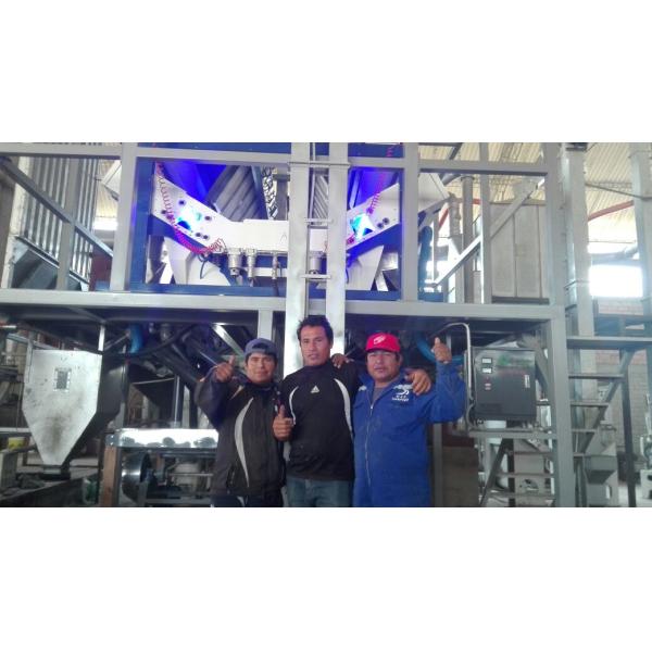 Three chutes CCD RICE COLOR SORTER, high specification color sorting machine for rice