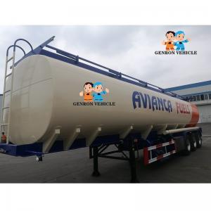 Buy cheap Aluminum Alloy Enclosed 40CBM Bitumen Liquid Tanker Trailer product