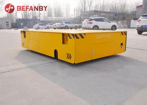 Buy cheap Low Table 40t Trackless Transfer Cart Heavy Duty Motorized Trolley product