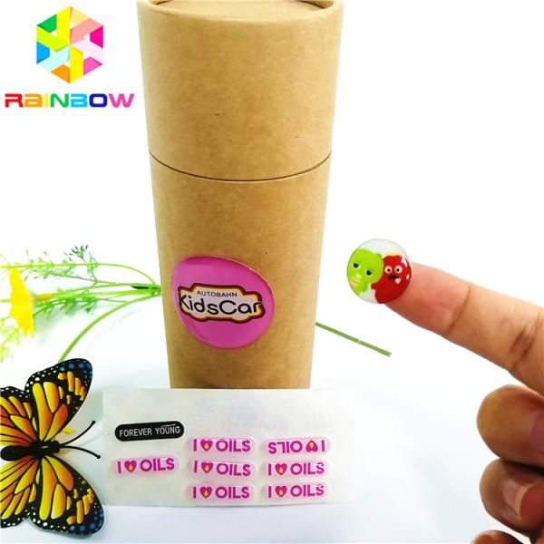 Epoxy Material Shrink Sleeve Labels Offset Printing With Die Cut Straight Corner