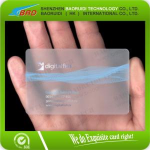 Buy cheap Business Card/Business Transparent Card/Transparent Gift Card product