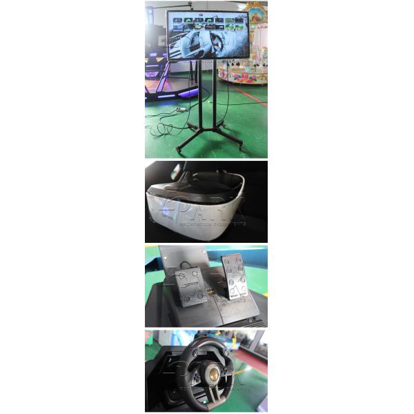 Bluetooth Warrior 9D VR Simulator Racing Car Interactive Virtual Reality Machine