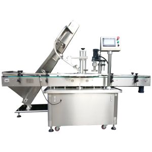 Buy cheap Frequency Controlled 0.6MPa Bottle Capping Machine Press Capping Machine product