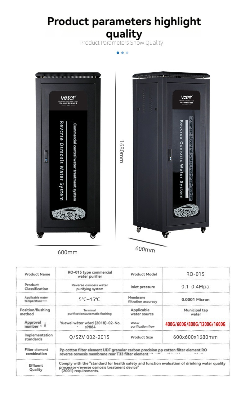 Small Factory RO Water Treatment Equipment Groundwater Reverse Osmosis Machine