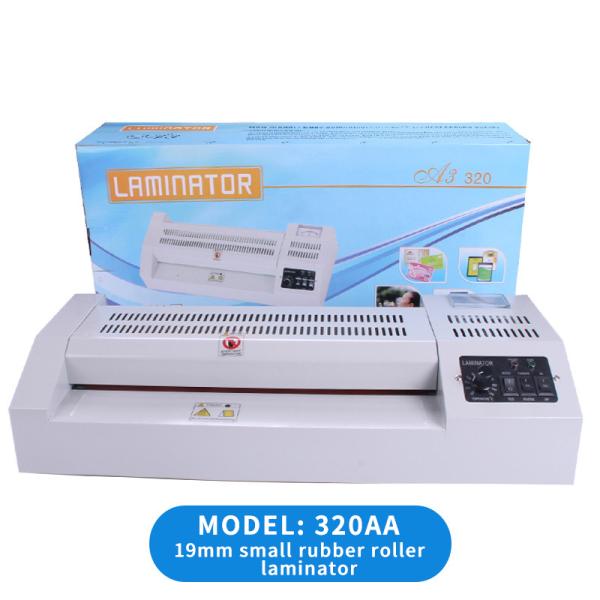 Temperature-Controlled Metal Rubber Roller A3 Laminating Machine for Office Lamination