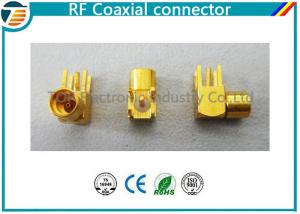 Buy cheap MMCX Male Crimp Connector Right Angle 50 OHMs For RG316 Coaxial Cable product