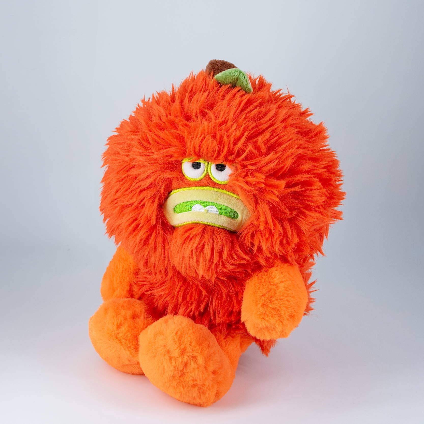 Red Exploding Tomato Monster Plush Toy With Sausage Mouth 15cm-50cm Low MOQ