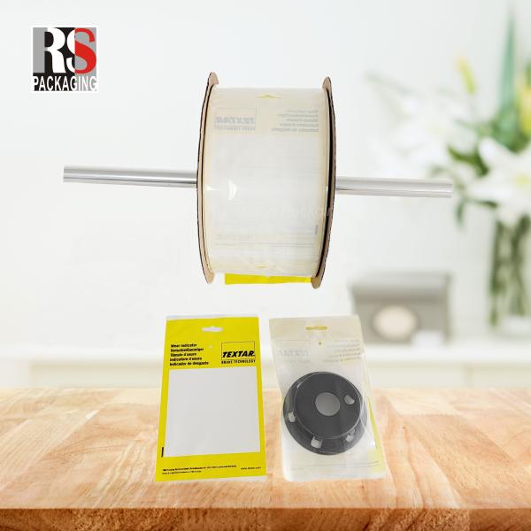 Custom Printed LDPE Plastic Pre Opened Poly Bags On A Roll Fan Folded Perforated Auto Bag