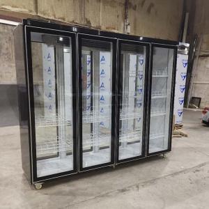 Buy cheap Two Side 2500 Liter 4 Glass Door Fridge Remote Copeland Compressor product