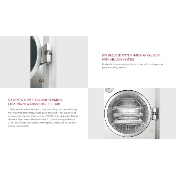 ABS Auminum Alloy Portable Dental Autoclave Steam Sterilizer 110V 240V