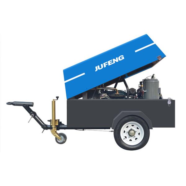 23kw 85 - 125 Cfm Portable Diesel Air Compressor With Smart Controller