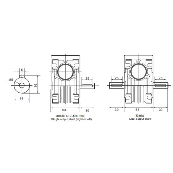 200W/300W/400W 60mm Brushless DC Motor 48V with worm gearbox Brushless DC worm geared motor