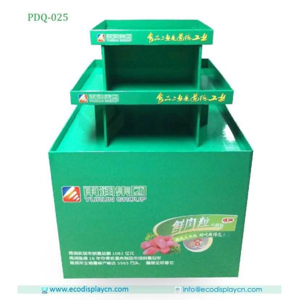 Point Of Purchase Folding Corrugated Cardboard Pallet Display For Supermarket