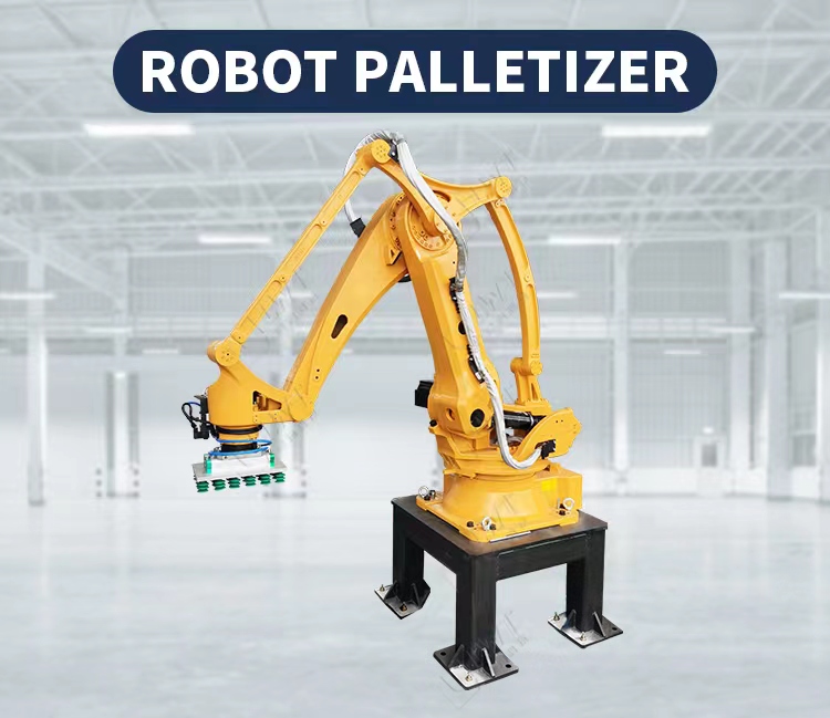 Collaborative Robot Palletizer System Single Column Robotic Palletizer