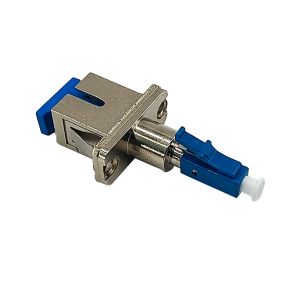 Buy cheap Metal Simplex Singlemode Fiber Hybrid Adapter SC UPC Female To LC UPC Male product