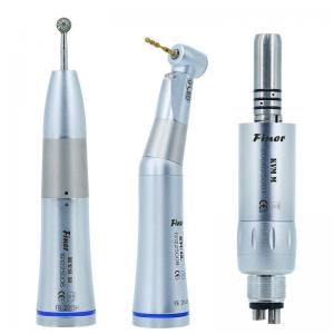 China Contra Angle Metal Dental Slow Speed Handpiece Blue Color E Type Connection on sale