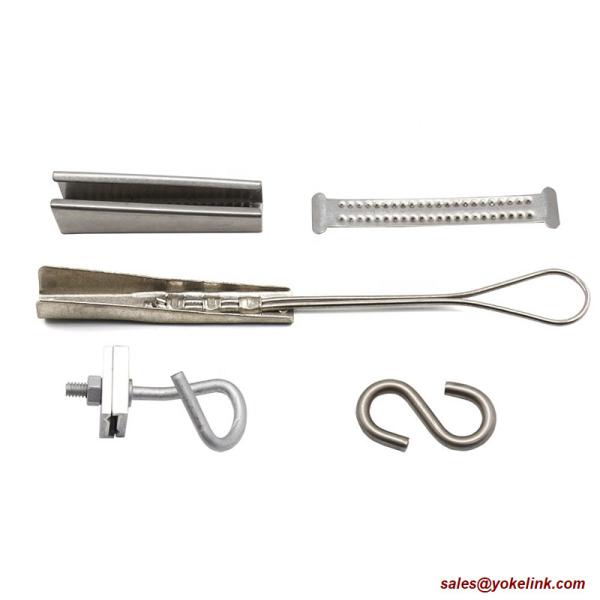 6 Pair Stainless Steel Telecom Drop Wire Clamp for Telecommunication