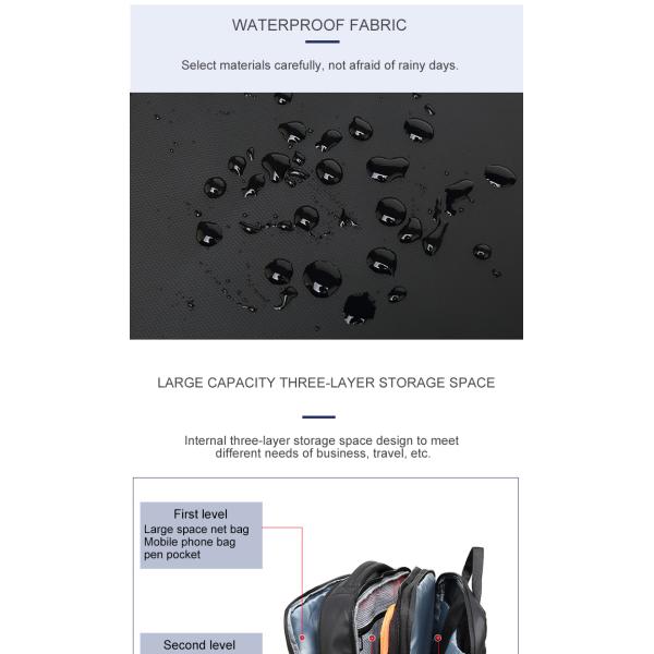Computer Interlayer Extendable Multi Functional Backpack 35L