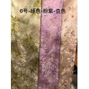Custom Viscose Jacquard Chinese Elemental Patterns Lightweight Printed Jacquard
