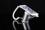 COMER anti-theft cable locking alarm devices Gripper show case for cell phone