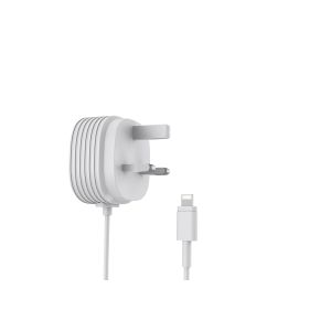 Buy cheap White Lightning CE 5V2.4A iPhone Charger UK Adapter product